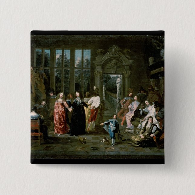 Bóton Quadrado 5.08cm A bola (Frente)