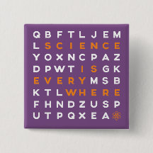 A ciência do Pin do quebra-cabeça da palavra está