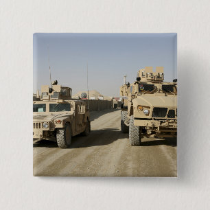 Bóton Quadrado 5.08cm A emboscada resistente da mina protegida