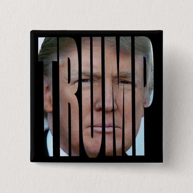 BÓTON QUADRADO 5.08CM A ENGRENAGEM DO #MAGA DO TRUNFO FAZ A ENGRENAGEM (Frente)