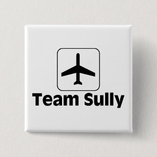 Bóton Quadrado 5.08cm A equipe Sully