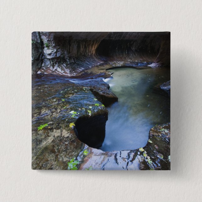 Bóton Quadrado 5.08cm A garganta do entalhe do metro (Frente)