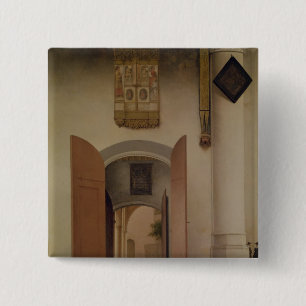 Bóton Quadrado 5.08cm A igreja de St. Laurens, Alkmaar, 1661