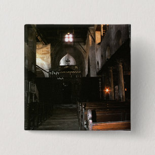 Bóton Quadrado 5.08cm A igreja dos santos Sergius e do Baco
