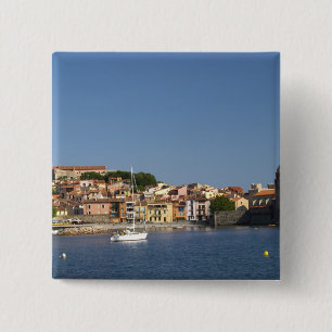 Bóton Quadrado 5.08cm A igreja Eglise Notre Dame des Anges, nossa dama 2