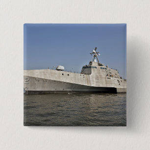 Bóton Quadrado 5.08cm A independência litoral do navio de combate