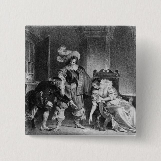 Bóton Quadrado 5.08cm A letra de Lindor (Frente)