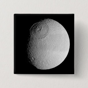 Bóton Quadrado 5.08cm A lua Tethys 2 de Saturn