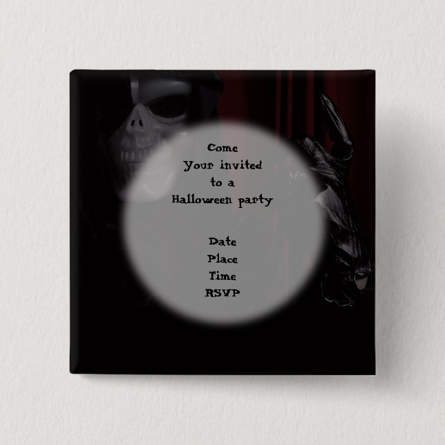 Bóton Quadrado 5.08cm A luva - (Frente)