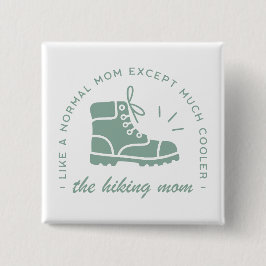 Bóton Quadrado 5.08cm A mãe mais fixe do caminhoneiro de sempre