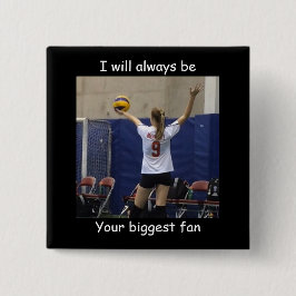 Bóton Quadrado 5.08cm A maior foto personalizada do ventilador