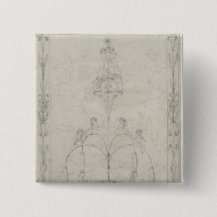 Bóton Quadrado 5.08cm A manhã, 1803