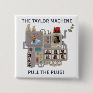 Bóton Quadrado 5.08cm A Máquina de Taylor