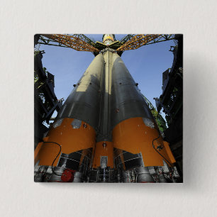 Bóton Quadrado 5.08cm A nave espacial 2 de Soyuz TMA-13