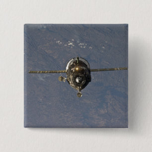 Bóton Quadrado 5.08cm A nave espacial 2 de Soyuz TMA-19