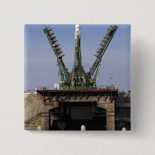 Bóton Quadrado 5.08cm A nave espacial de Soyuz TMA-13