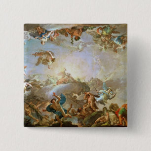 Bóton Quadrado 5.08cm A queda do Giants que besieging Olympus, 1764 (oi