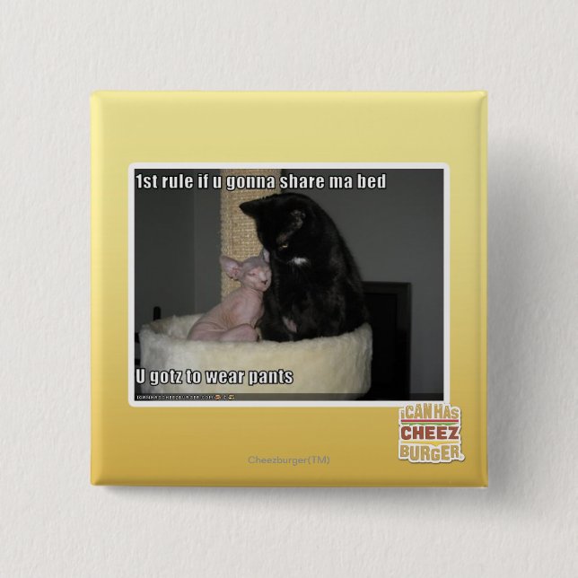 Bóton Quadrado 5.08cm ?a regra se u que vai compartilhar de mães coloca (Frente)