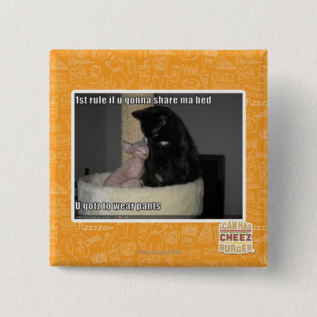 Bóton Quadrado 5.08cm ?a regra se u que vai compartilhar de mães coloca (Frente)