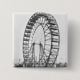 Bóton Quadrado 5.08cm A roda de ferris no colombiano do mundo
