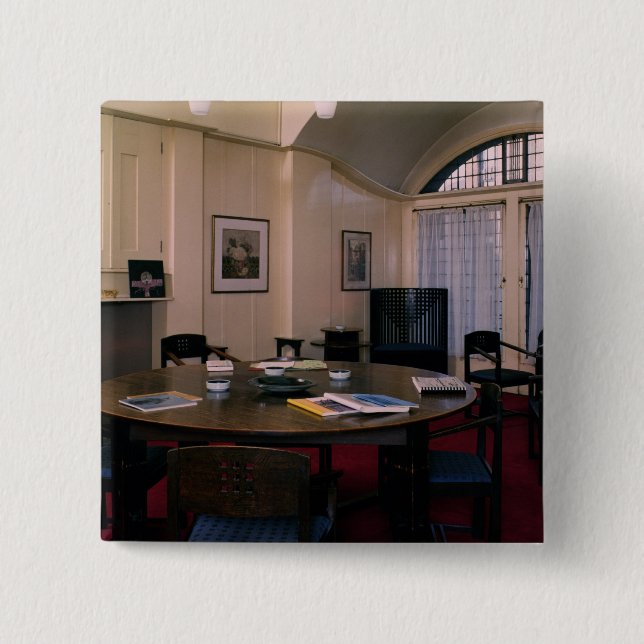 Bóton Quadrado 5.08cm A Sala do diretor (Frente)