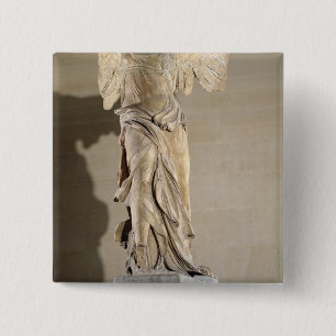 Bóton Quadrado 5.08cm A vitória de Samothrace