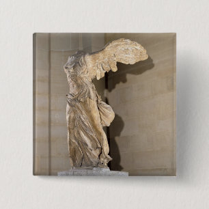 Bóton Quadrado 5.08cm A vitória de Samothrace