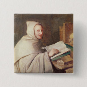Bóton Quadrado 5.08cm Abade Armand-Jean le Bouthillier de Rance