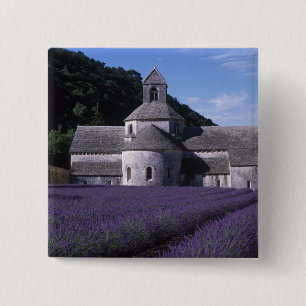Bóton Quadrado 5.08cm Abadia de Senanque, Gordes, Vaucluse, Provença, 2