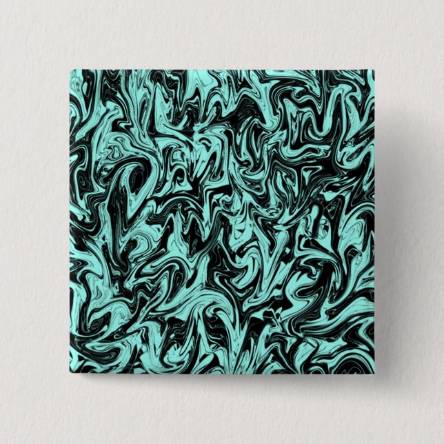 Bóton Quadrado 5.08cm Abstrato Swirl (Frente)