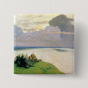 Bóton Quadrado 5.08cm Acima da paz eterno, 1894