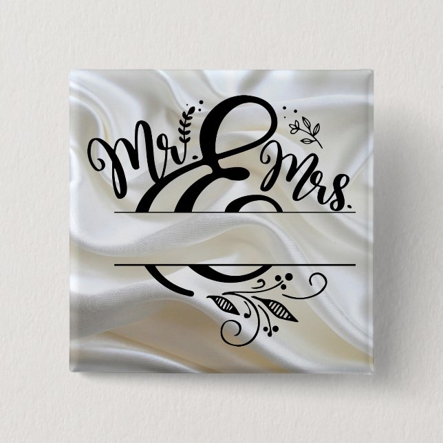 Bóton Quadrado 5.08cm Adicionar seu nome - Botão Quadrado (Frente)