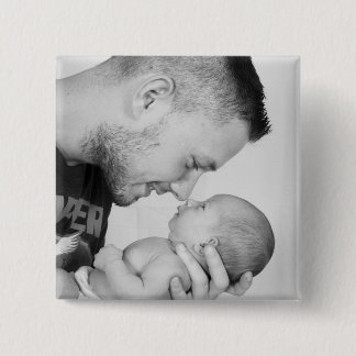 Bóton Quadrado 5.08cm Adicionar Sua Própria Foto Personalizada