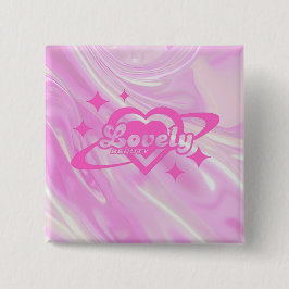 Bóton Quadrado 5.08cm Adorável