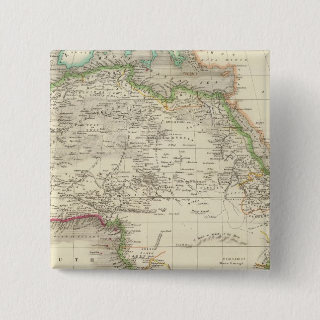 Bóton Quadrado 5.08cm África 10 (Frente)