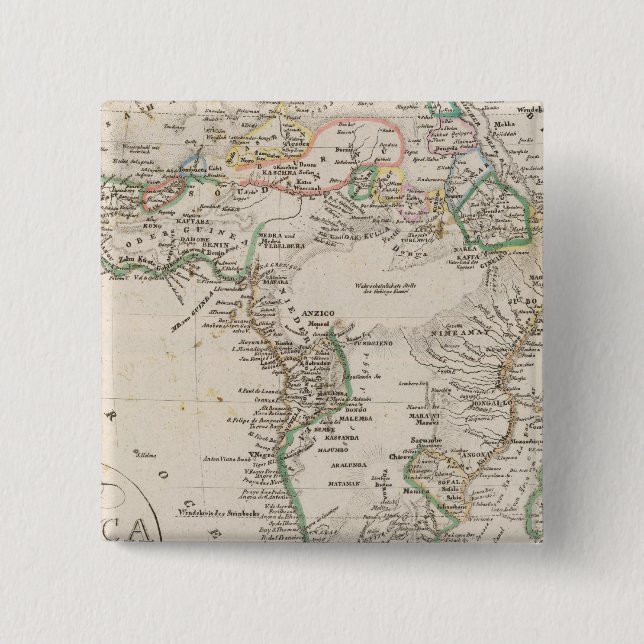Bóton Quadrado 5.08cm África 21 (Frente)