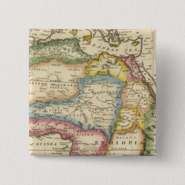 Bóton Quadrado 5.08cm África 36 (Frente)