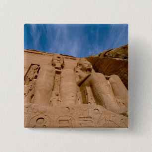 Bóton Quadrado 5.08cm África, Egito, Abu Simbel, Ramses II e