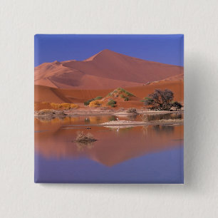 Bóton Quadrado 5.08cm África, Namíbia. Parque Namib-Naukluft. 2
