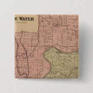 Bóton Quadrado 5.08cm Água Branca, Miami