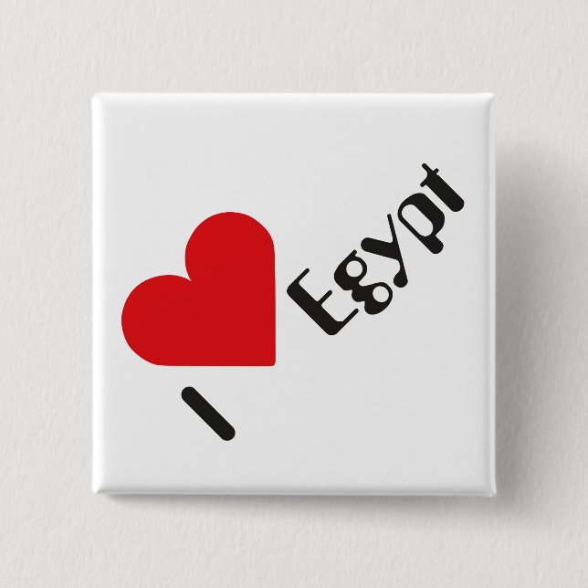 Bóton Quadrado 5.08cm Ägypten - Botão Egito (Frente)