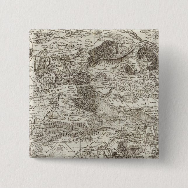 Bóton Quadrado 5.08cm Aix (Frente)