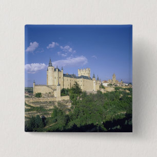 Bóton Quadrado 5.08cm Alcazar, Segóvia, Castela Leão, Espanha 2