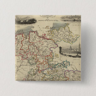 Bóton Quadrado 5.08cm Alemanha