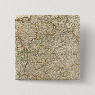 Bóton Quadrado 5.08cm Alemanha, Áustria, Europa