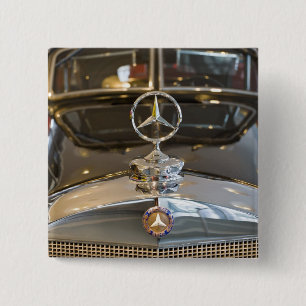 Bóton Quadrado 5.08cm Alemanha, Baden-Württemberg, Estugarda. Mercedes