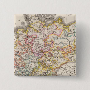 Bóton Quadrado 5.08cm Alemanha de 1495 a 1618