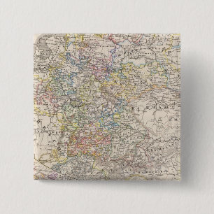 Bóton Quadrado 5.08cm Alemanha de 1649 a 1792