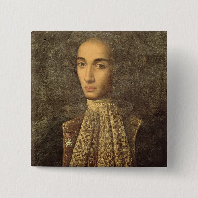 Bóton Quadrado 5.08cm Alessandro Scarlatti (Frente)