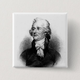 Bóton Quadrado 5.08cm Alexander Hamilton